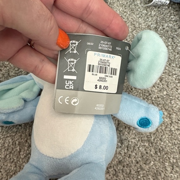 NWT Disney Primark Stitch Plush Toy Collaboration - Picture 6 of 9